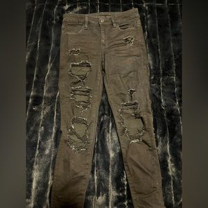 black american eagle jeans size 2